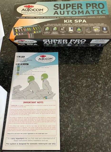 Autocom SPA Kit 2 MotorBike Communication