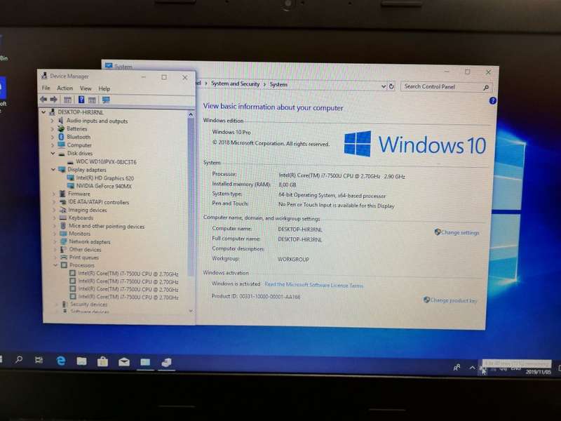 *HIGH SPEC* 2019 LENOVO THINKPAD E470 CORE i7-7500U/ NVIDIA GEFORCE 940MX/ 8GB DDR4/ ACTIVE WARRANTY