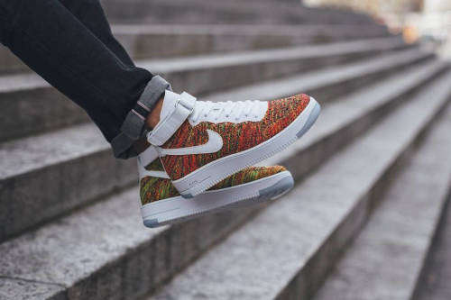 Nike Air Force 1 Ultra Flyknit Mid Red Black