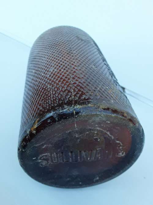 SULLIVANS BRAKPAN & KIMBERLEY dumpy glass Crown Top Ginger beer bottle