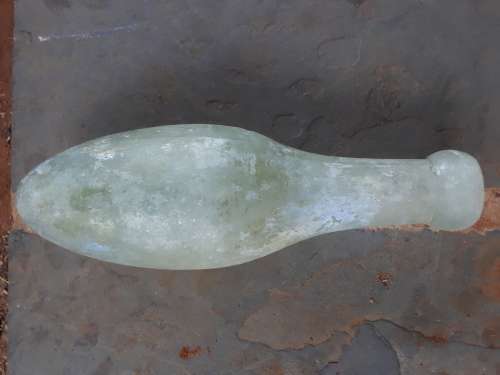 Antique Hamilton (torpedo) blob top Johannesburg Mineral Water Co.Ltd bottle with pictorial..