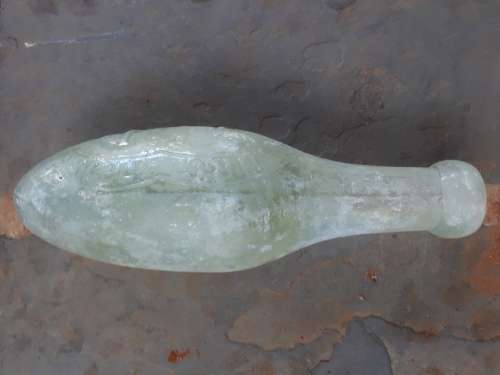 Antique Hamilton (torpedo) blob top Johannesburg Mineral Water Co.Ltd bottle with pictorial..