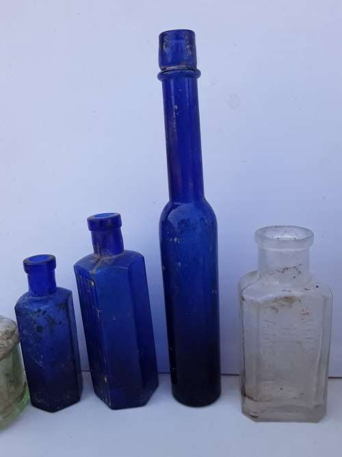 Collection of pre 1910 bottles