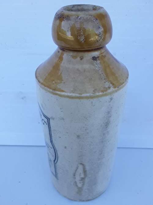 THE `SHILLING` FACTORY Stockdale St. KIMBERLEY Ginger beer bottle