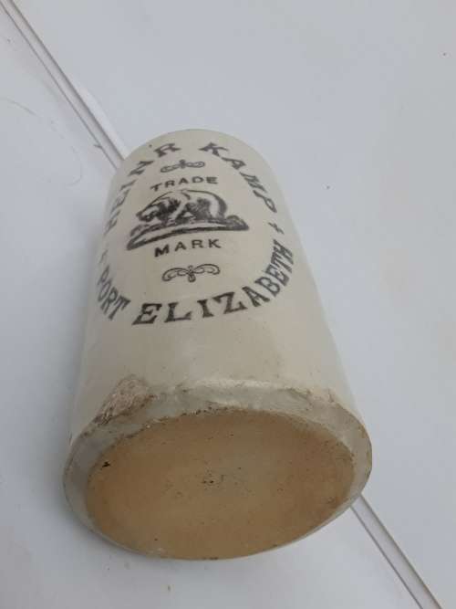 HEINR KAMP PORT ELIZABETH Ginger beer bottle