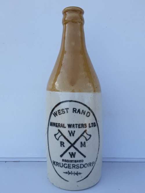 WEST RAND MINERAL WATERS LTD KRUGERSDORP Ginger beer bottle
