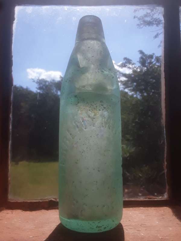 Verbeny Pretoria antique Codd bottle