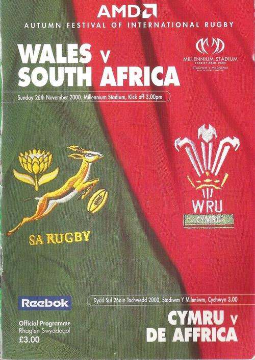 WALES V SOUTH AFRICA 2000