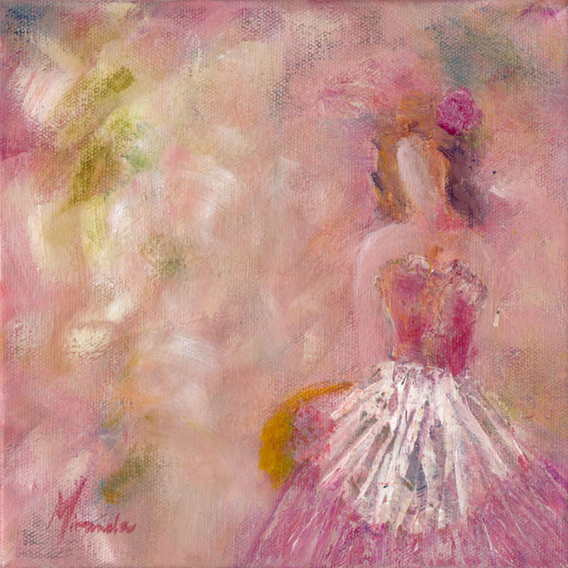 Garden Light - Original Acrylic Painting - Miranda Gerber