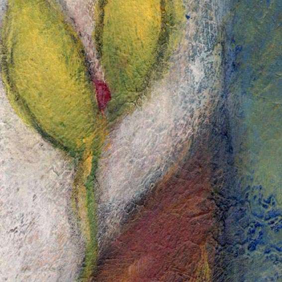 Garden Angel - Original Acrylic Painting - Miranda Gerber