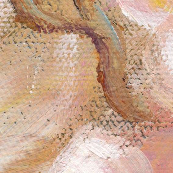 Pink Magnolia- Original Acrylic Painting - Miranda Gerber