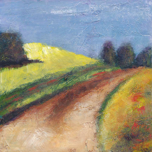 "Small Landscape" by Miranda Gerber 20x20cm
