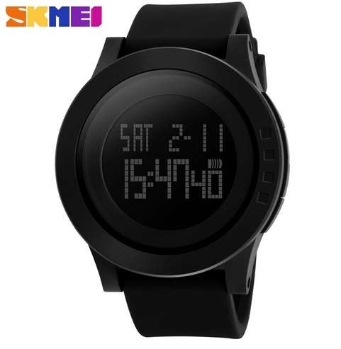 SKMEI Silicone Waterproof LED Digital Watch For Men