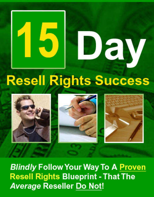 15 Days Resell Rights Success - eBook