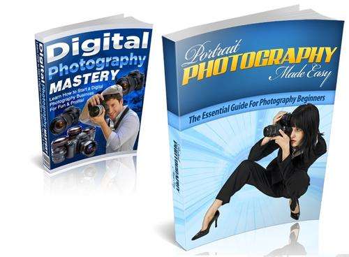 2 Photography e-Books (Portrait Photography Easy, Digital Photography Mastery)