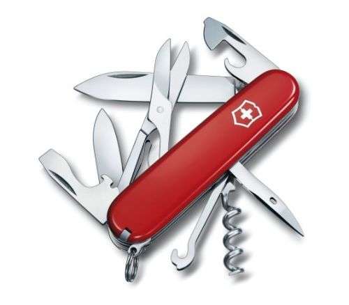 VICTORINOX SWISS ARMY KNIFE | CLIMBER | MEDIUM | ORIGINAL | THE ORIGINAL MULTI-FUNCTION POCKET KNIFE