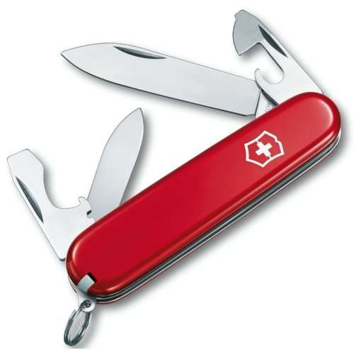 VICTORINOX SWISS ARMY KNIFE | RECRUIT | MEDIUM | ORIGINAL | THE ORIGINAL MULTI-FUNCTION POCKET KNIFE