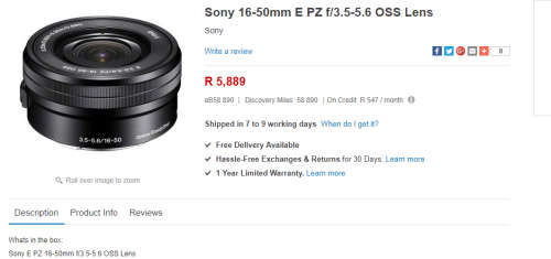 **MASSIVE SALE**SAVE R14 000+ **SONY A6300 WORTH R18 489**TOTAL VALUE R27 782*LOADS OF EXTRAS*4K PRO
