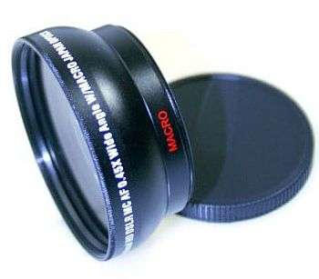 0.45x Wide Angle Adapter Lens (52mm and 58mm Thread) Other sizes available - Free delivery