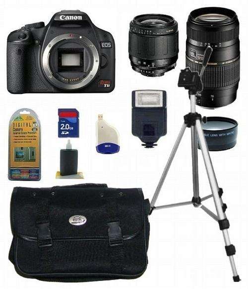Canon 500D T1i 3 Lens 2Gb - 3 Year Mack Warranty