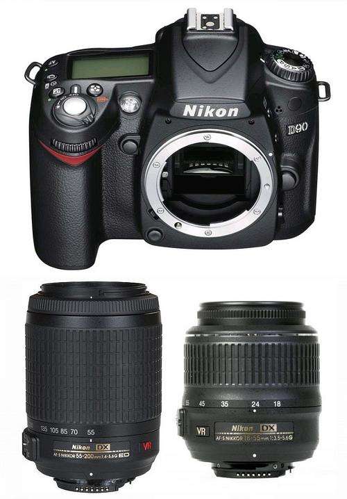 Nikon D90 - 18-55 VR & 55-200 VR Lens Kit
