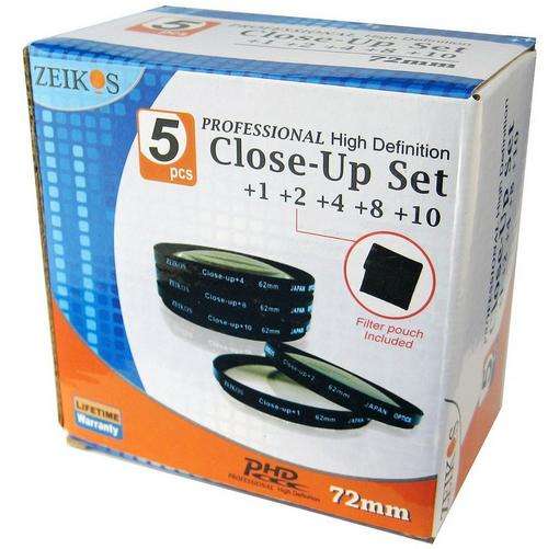 67mm or 72mm  MACRO CLOSE UP LENS 4FILTER KIT+1+2+4+10