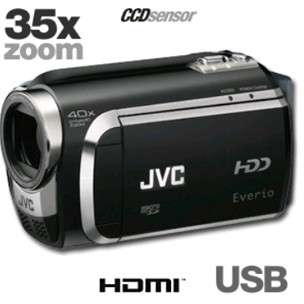120Gb Hard Drive JVC Everio GZ-MG680 Camcorder (Black)