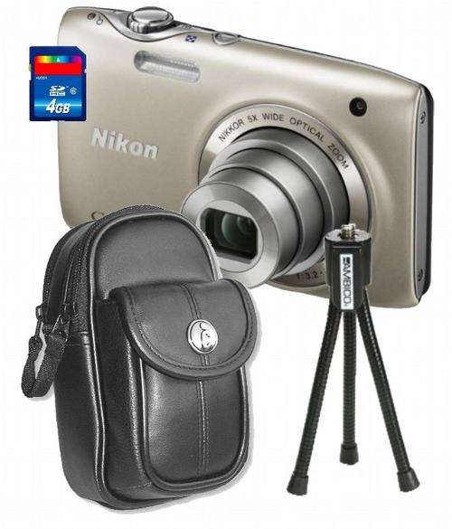 Nikon COOLPIX S3100 14 MP Digital Camera with 5x NIKKOR Wide-Angle Optical Zoom Lens and 2.7-Inch LC