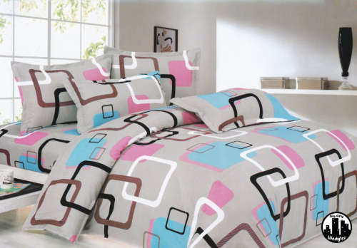 3 Piece Printed Microfiber Comforter Set | Queen