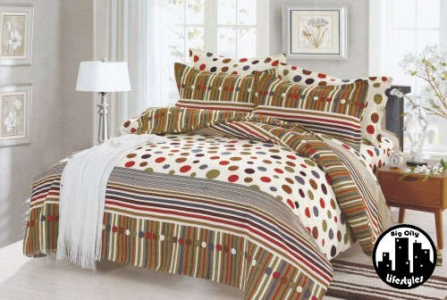6 Piece Printed Microfiber Duvet Cover Sets | Double