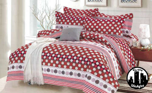 6 Piece Printed Microfiber Duvet Cover Sets | Double