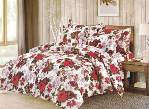 6 Piece Printed Microfiber Duvet Cover Sets | Double