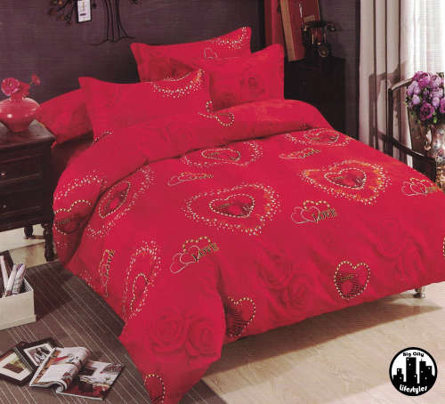 4 Piece Cotton Cotton Comforter Set | Double