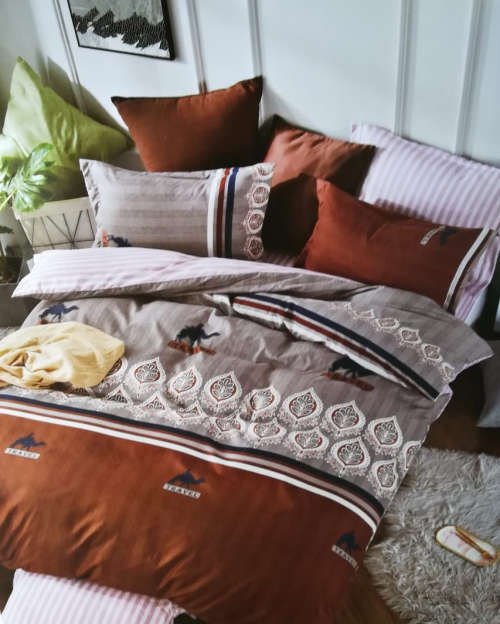 4 Piece Cotton Cotton Comforter Set | Queen