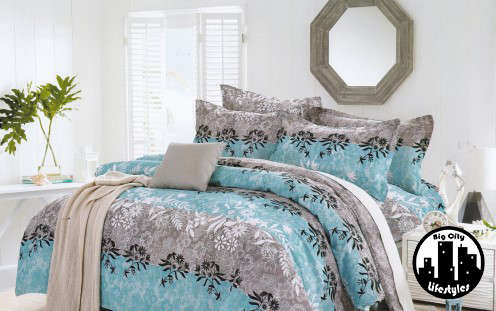 Various 6 Piece Printed Microfiber Duvet Cover Sets | Double & Queen