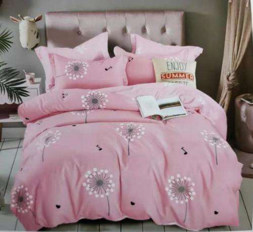 Various Colours | 6 Piece Reversible Cotton Duvet Cover Sets | Double & Queen & King