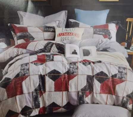 6 Piece Cotton Duvet Cover Set | King