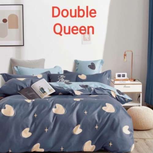 6 Piece Printed Cotton Duvet Cover Sets | Queen