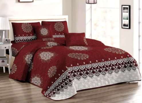 3 Piece Cotton Quilt Set | Queen