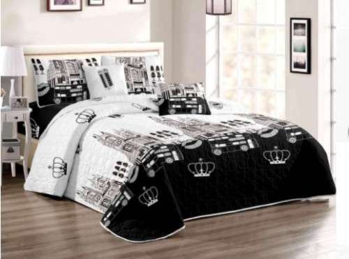 3 Piece Cotton Quilt Set | Queen