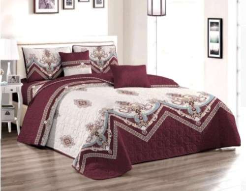 3 Piece Cotton Quilt Set | Queen