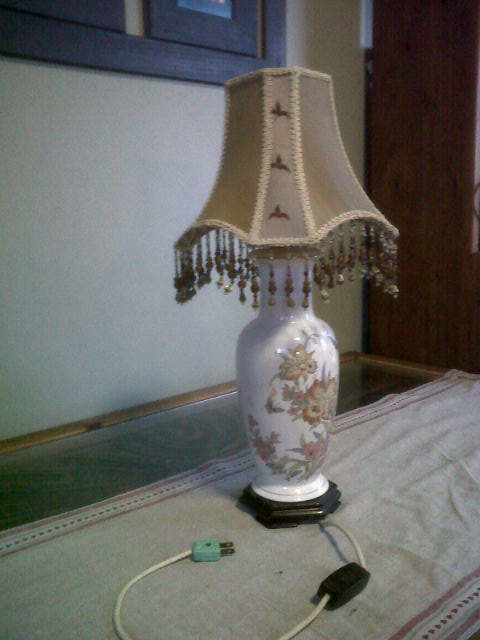 Beautiful Antique Lamp with new Shade