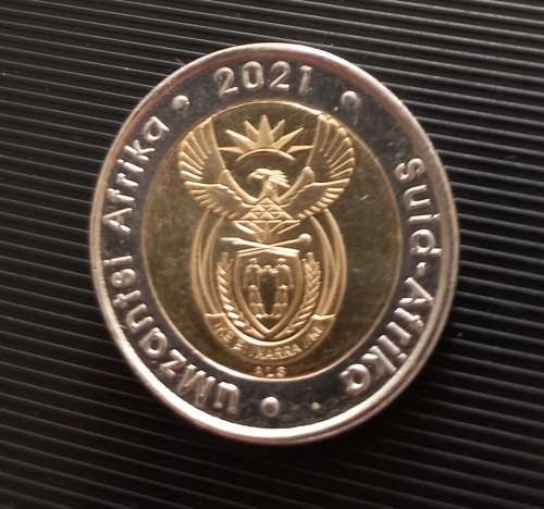 R5 coin - Reserve Bank 100 years - 2021