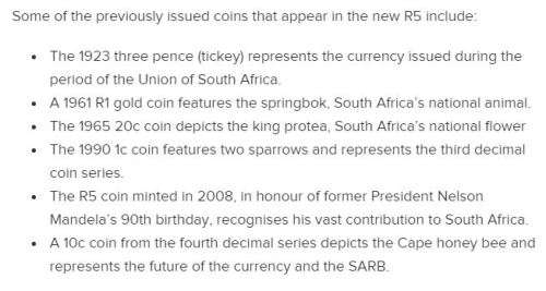 R5 coin - Reserve Bank 100 years - 2021