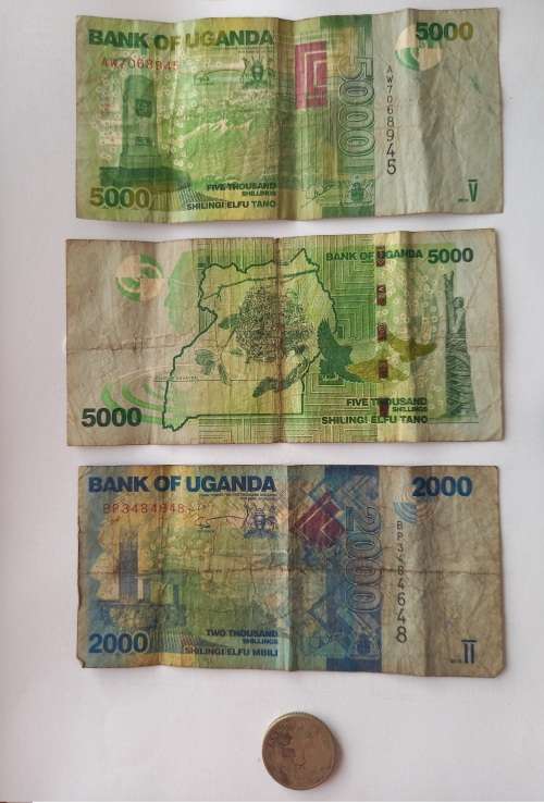 Bank of Uganda notes and coin