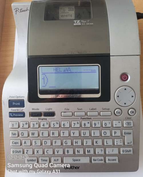 Brother PT-2700 Desktop Labelling System (Silver/Black)