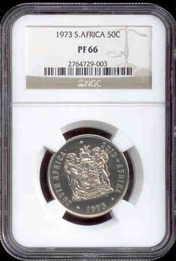 1973 Ngc Graded PF66 50Cent Perfect Coin