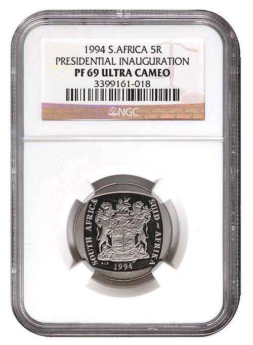 NGC PF68 Inauguration Ultra Cameo 5Rand