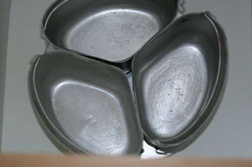 Aluminium Steamer with Triangle pots.