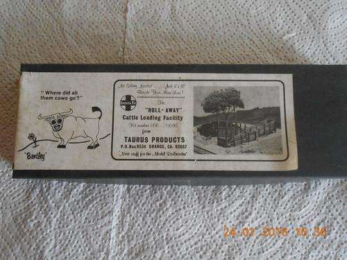 Cattle loading facilty, roll away type, craftsman kit